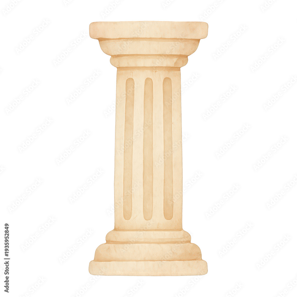 Fototapeta premium PNG Elegant ancient column illustration