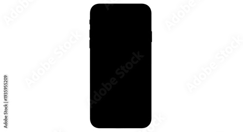 Black smartphone device screen closeup.