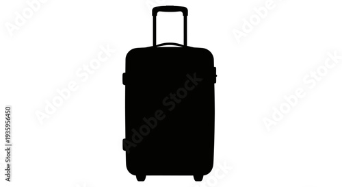 Black Luggage Suitcase Travel Bag.
