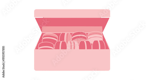 Pink Nail Polish Collection in Box.