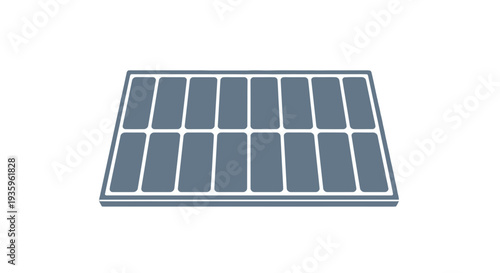 Solar Panel with Multiple Photovoltaic Cells.