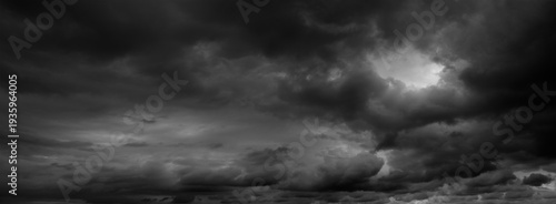 Panel kuchenny z motywem Grey storm clouds