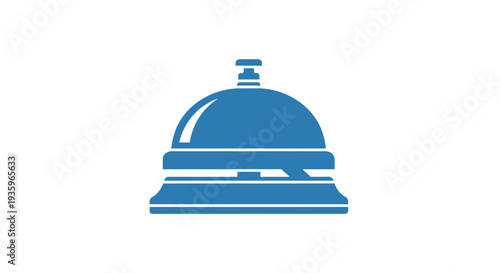 Blue Hotel Room Service Food Cloche.