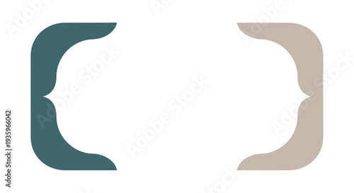 Curly Bracket Symbols in Different Colors.