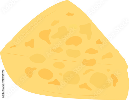 A hard cheese with holes. Suitable for eating, making snacks, and culinary dishes. A dense, aged cheese with characteristic round holes in its structure. Yellow cheese.