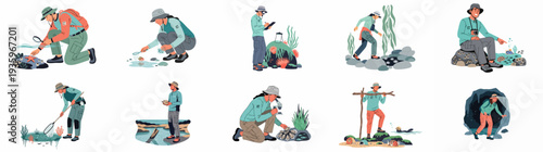 Marine Biologists and Researchers Studying Aquatic Ecosystems and Wildlife