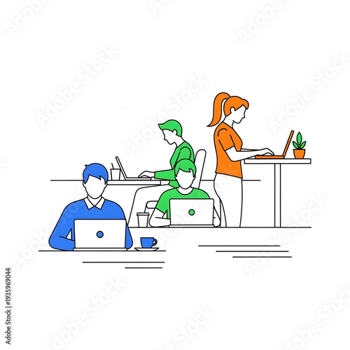 Laboratory technicians conducting scientific experiment with equipment.