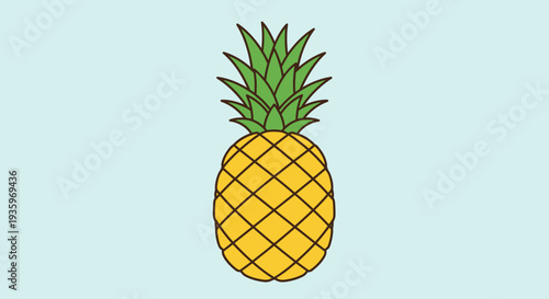Pineapple Fresh Fruit Tropical Yellow Sweet.