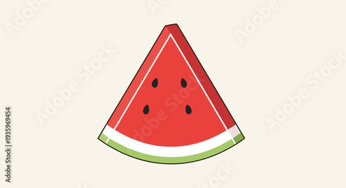 Fresh Watermelon Fruit Slice Summer.