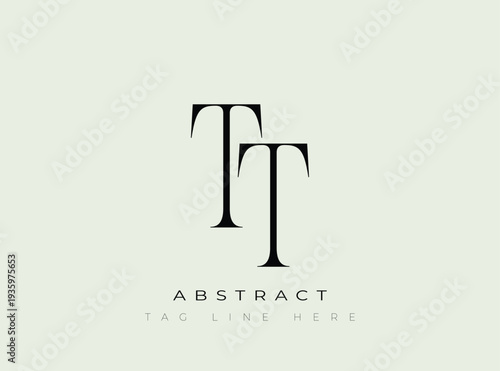 TT Abstract Monogram. Corporate identity and premium design projects seeking a refined modern look.