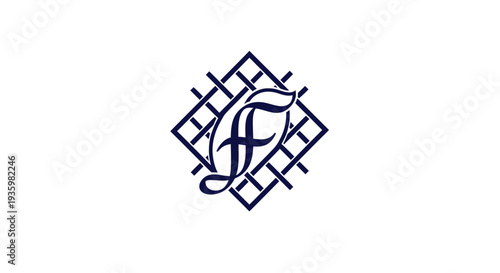 Elegant Monogram F Logo Design - Luxury Brand Identity