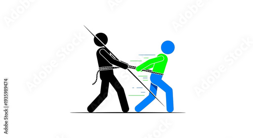 Fencers Engaged in Fencing Match.