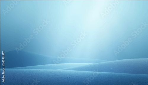 A textured old paper background merges with a misty morning fog over a dark blue ocean horizon where sunlight reflects through storm clouds