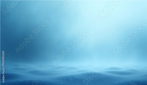 A textured old paper background merges with a misty morning fog over a dark blue ocean horizon where sunlight reflects through storm clouds