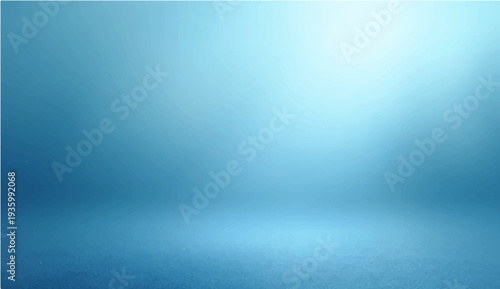 A textured old paper background merges with a misty morning fog over a dark blue ocean horizon where sunlight reflects through storm clouds