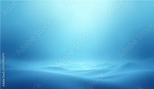 A textured old paper background merges with a misty morning fog over a dark blue ocean horizon where sunlight reflects through storm clouds