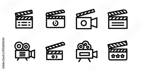 Film Production Icons Set