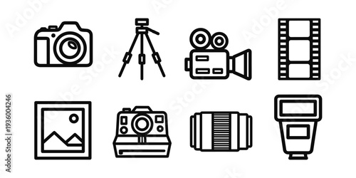 Photography and Videography Icons