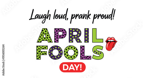 April Fools' Day vector illustration