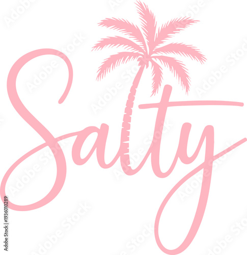 Salty SVG, Palm summer svg