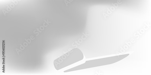 White product display stage on background area. Suitable for showcasing products, mockups, or presentations in a clean and elegant way.