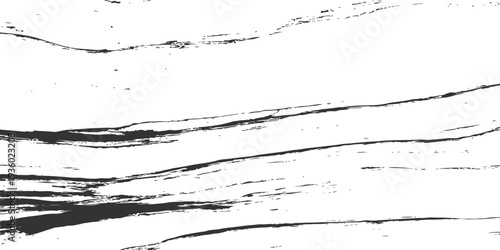 Abstract black ink splashes and splats create a grunge liquid texture with flowing water drops and transparent bubbles on a clean white background