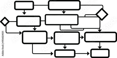 A detailed flowchart diagram illustrating business process