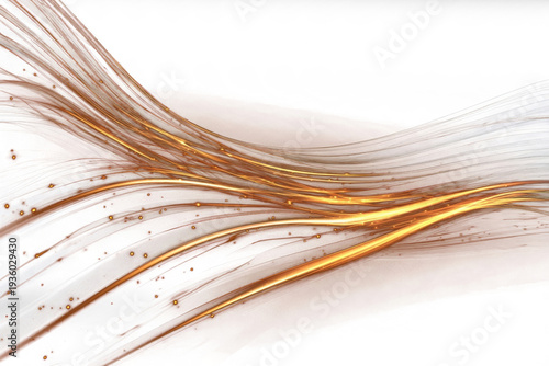 Golden sparks and glowing fire lines swirling in a magical energy burst for composition