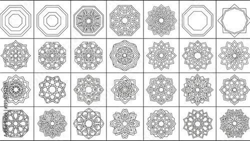 Creative Mandala Patterns, Art Design, Digital Art, Abstract, Artistic, High Detail