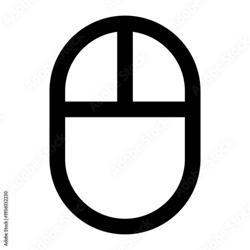 Clean and modern computer mouse icon perfect for digital projects web design and user interfaces