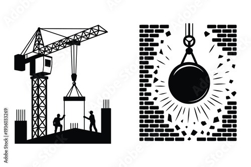Construction and Demolition Icons