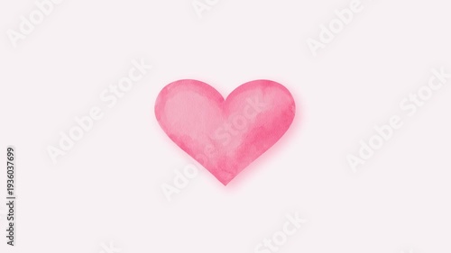 Dynamic animation of pulsating pink heart. Universal symbol of love and health, for Valentine's Day, heartfelt social media posts, healthcare-related video content. High quality 4k footage
