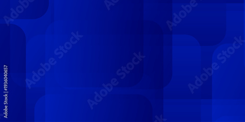 Abstract blue geometric background with overlapping rounded squares and gradient effects