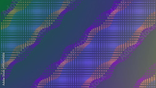 Vibrant Pixelated Diagonal Stripes Animation.