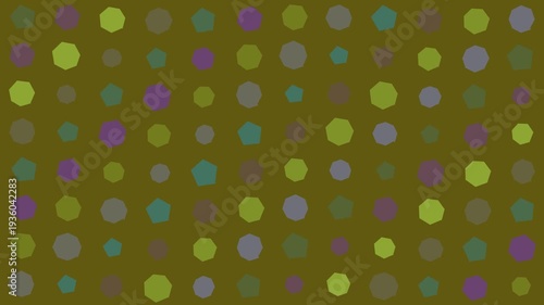 Colorful Dots Pattern Background Animation.