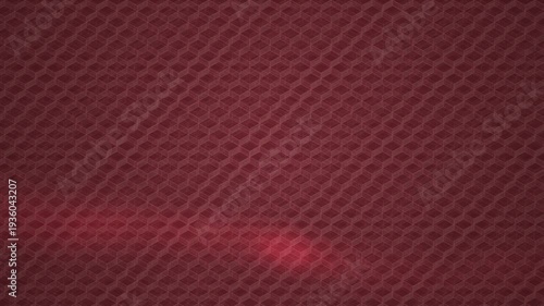 Red Herringbone Pattern Fabric Texture Background.