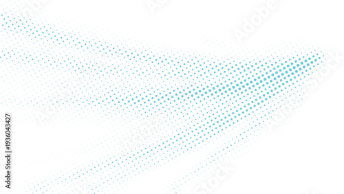 Turquoise halftone dot wave vector background, abstract flowing particle surface with diagonal gradient pattern, perfect for UI interface design, mobile app backgrounds, technology websites, 