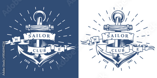 Sailor Club logo design