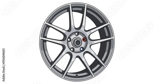 Car Alloy Wheel Rim.