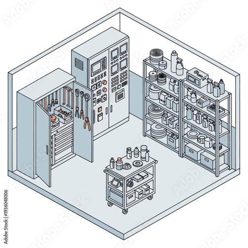 Laboratory Equipment and Storage Cabinets.