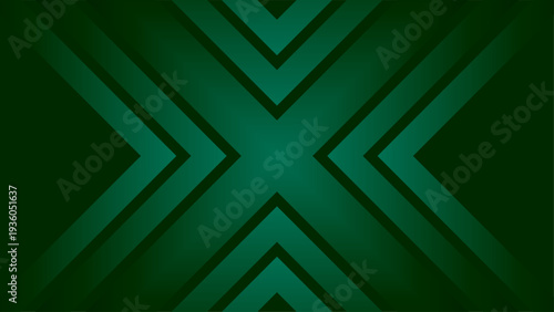 Dark green gradient striped background. The stripes form the letter X. Modern minimalist background.