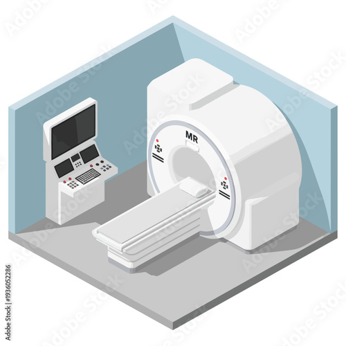 MRI Machine Medical Imaging Scanner Hospital Equipment.