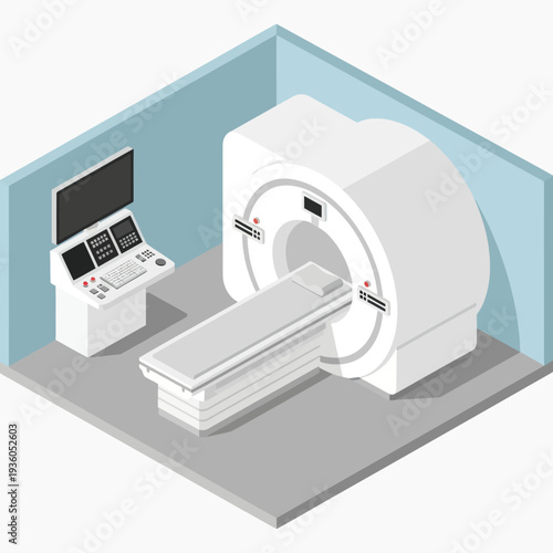 MRI Machine Medical Imaging Diagnostic Equipment.