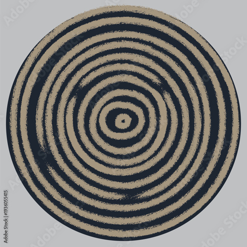 background of wabi sabi slyle with simple and organic abstract shapes and flowers in vases. best colors for wabi sabi and japandy style. contemporary vector illustration, round carpet pattern design