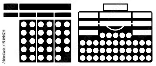 Minimalist stadium seating plan and bleachers map silhouettes for ticket booking