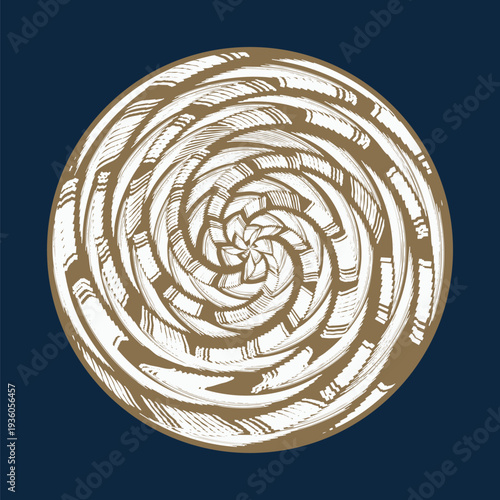 background of wabi sabi slyle with simple and organic abstract shapes and flowers in vases. best colors for wabi sabi and japandy style. contemporary vector illustration, round carpet pattern design