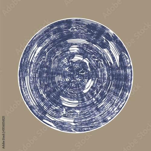 background of wabi sabi slyle with simple and organic abstract shapes and flowers in vases. best colors for wabi sabi and japandy style. contemporary vector illustration, round carpet pattern design