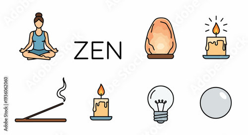 Serenity and Mindfulness Icons