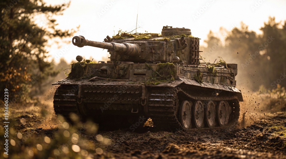 Fototapeta premium German tiger tank