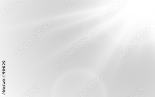 PNG transparent sunlight overlay with soft lens flare. White rays add warm glow and dreamy atmosphere. Perfect for vector and digital art backgrounds.